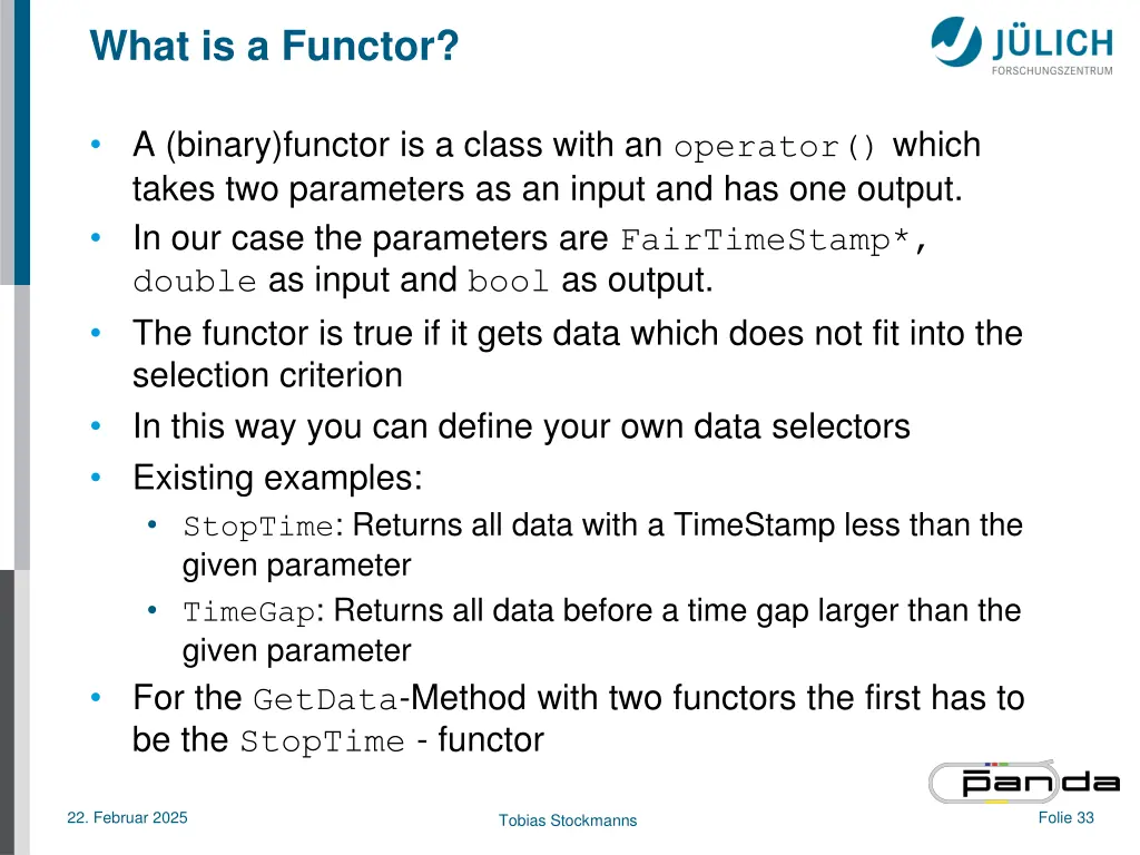 what is a functor