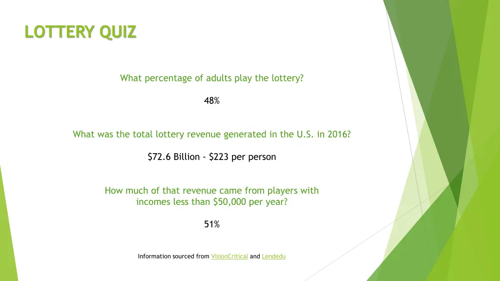 lottery quiz