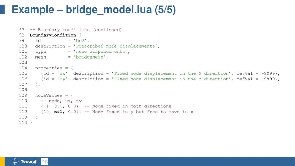 example bridge model lua 5 5