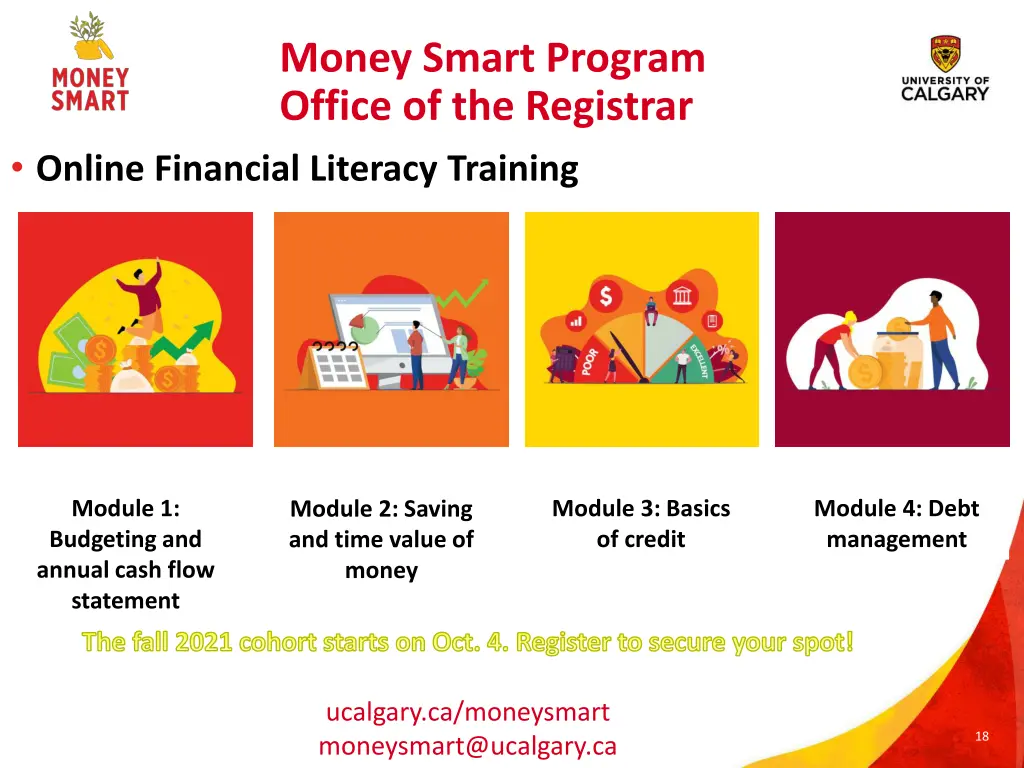 money smart program office of the registrar 1