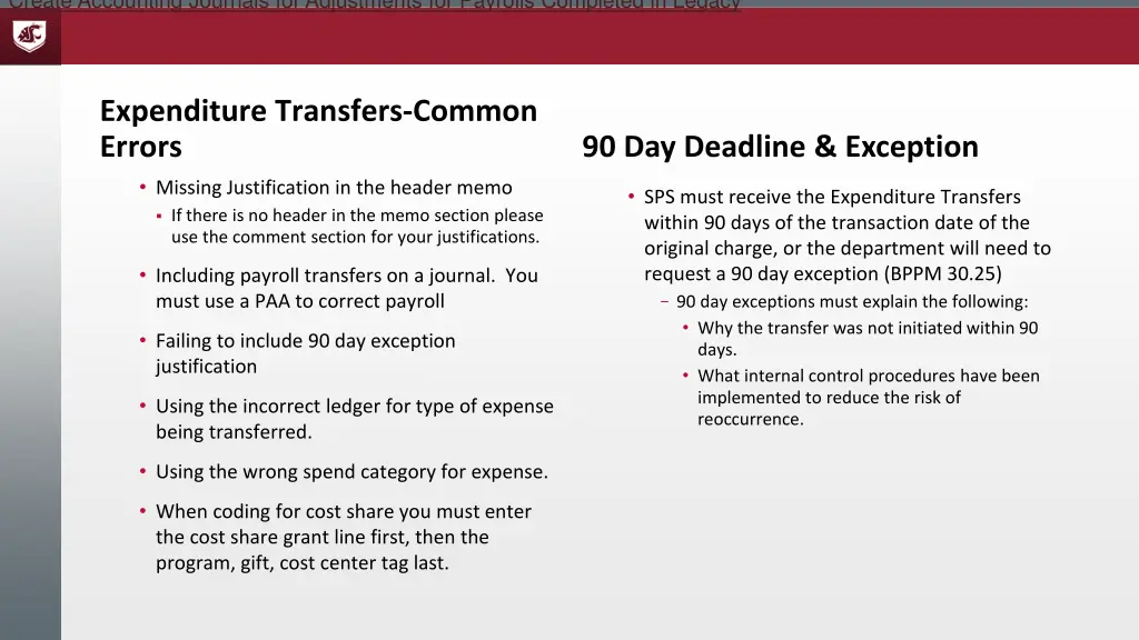 create accounting journals for adjustments