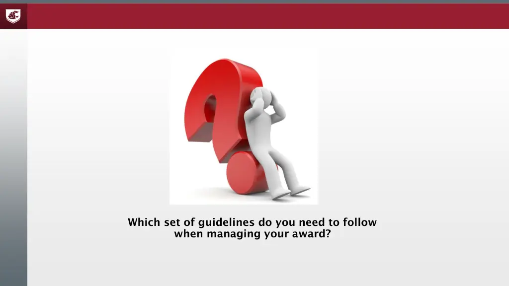 which set of guidelines do you need to follow