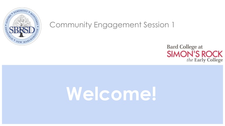 community engagement session 1
