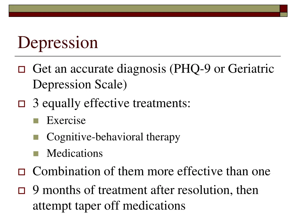 depression