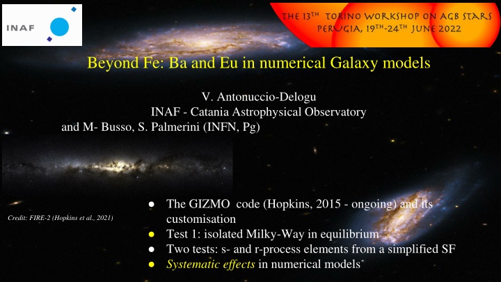 beyond fe ba and eu in numerical galaxy models