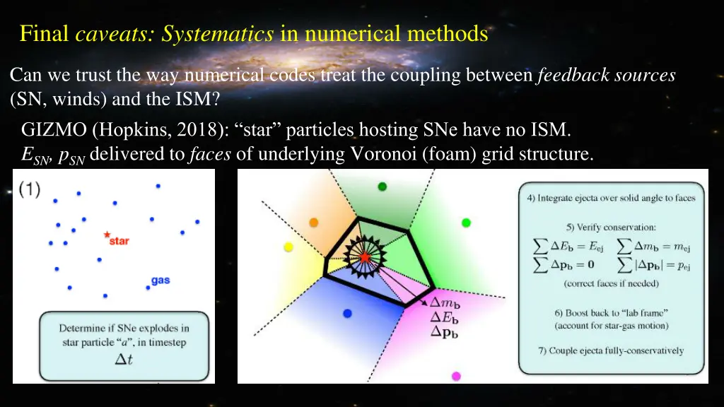 final caveats systematics in numerical methods