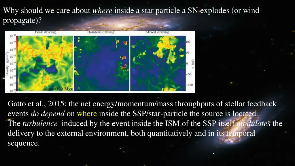 why should we care about where inside a star