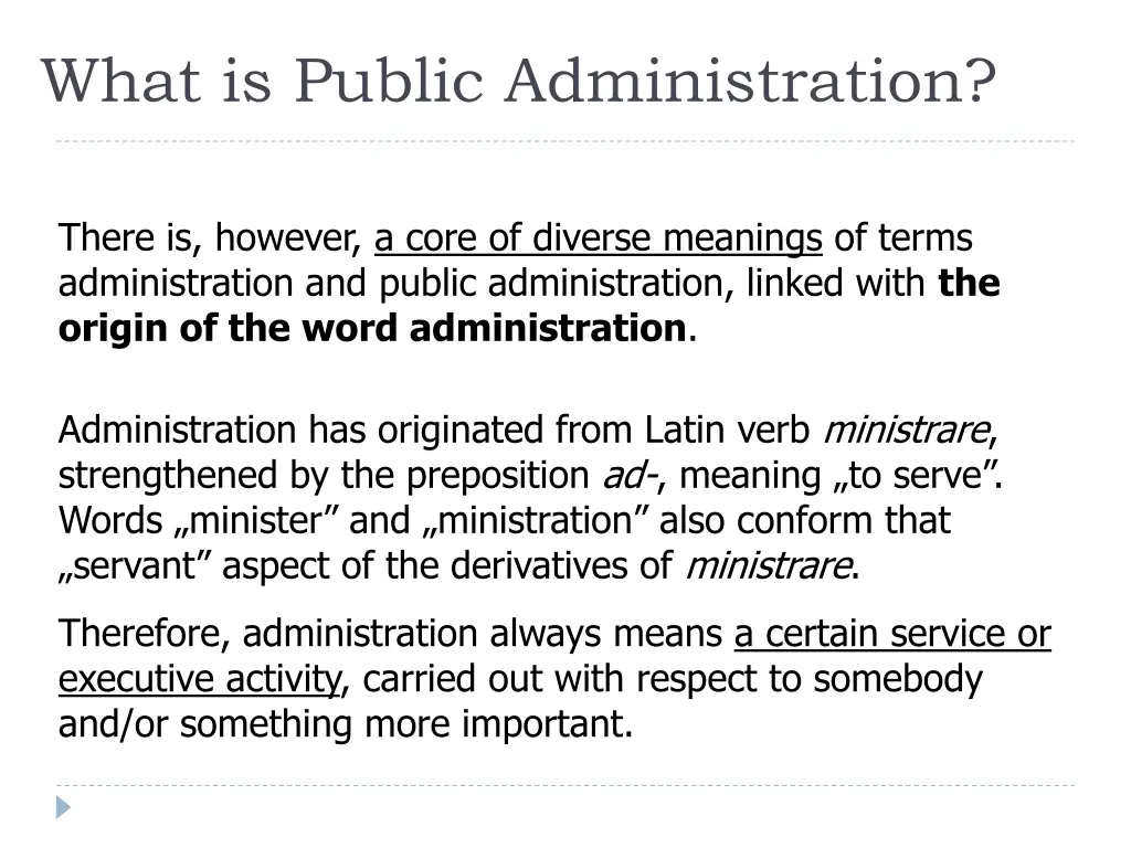 what is public administration