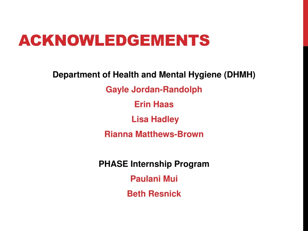 acknowledgements