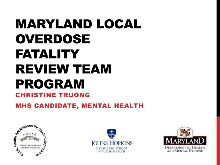 maryland local overdose fatality review team