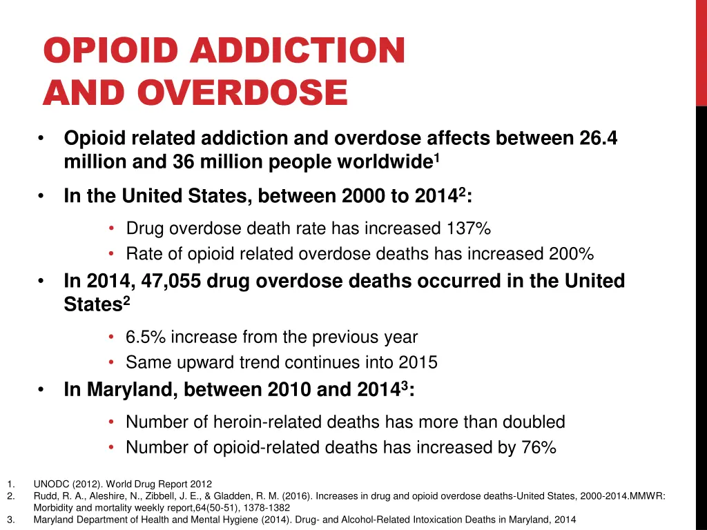 opioid addiction and overdose