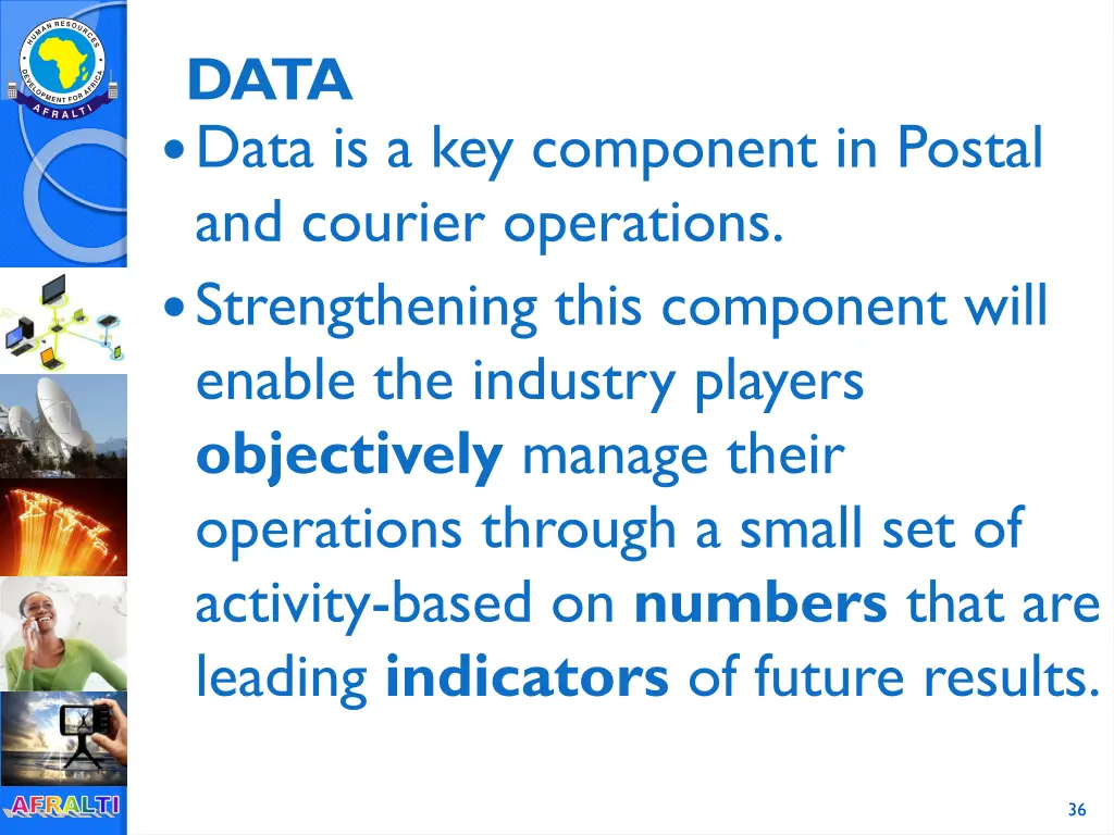 data data is a key component in postal