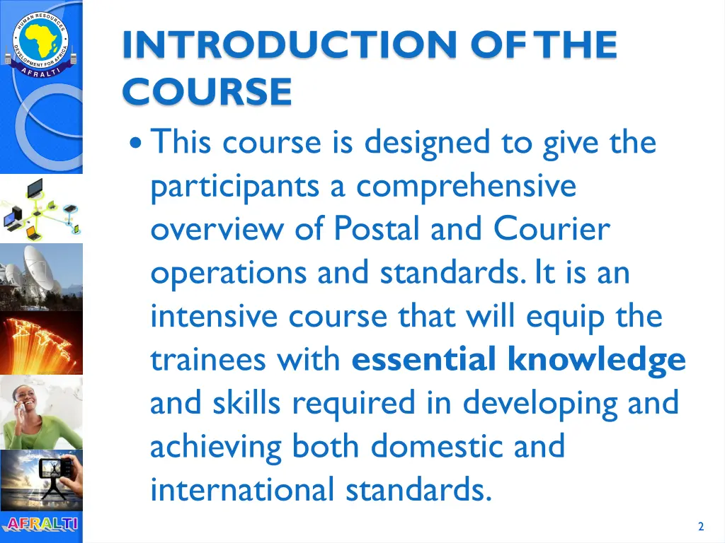 introduction of the course this course