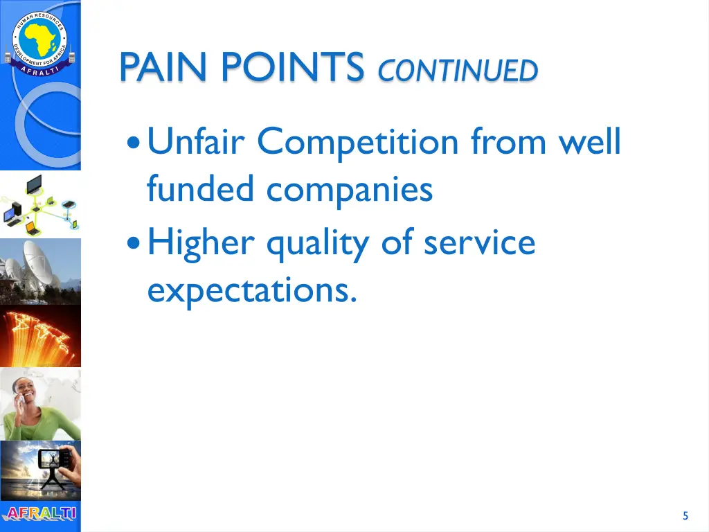 pain points continued