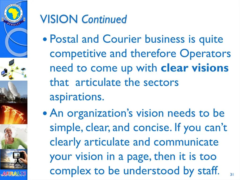 vision continued