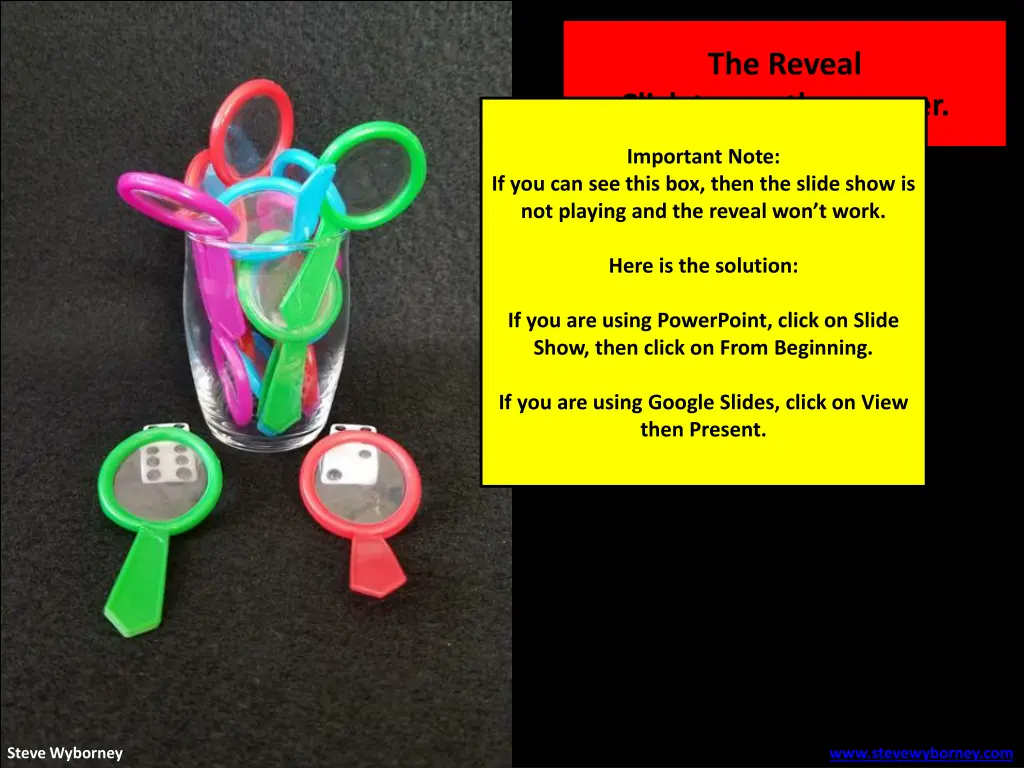 16 magnifying glasses important note