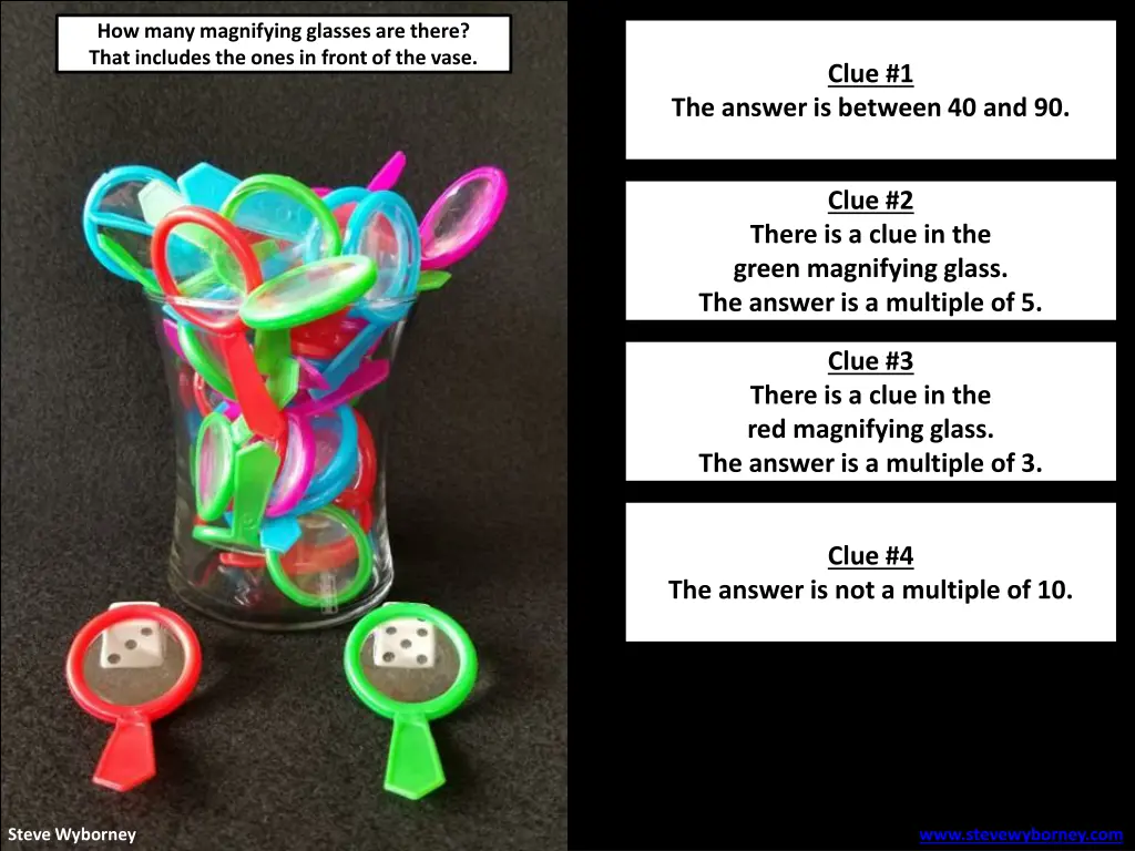 how many magnifying glasses are there that 1
