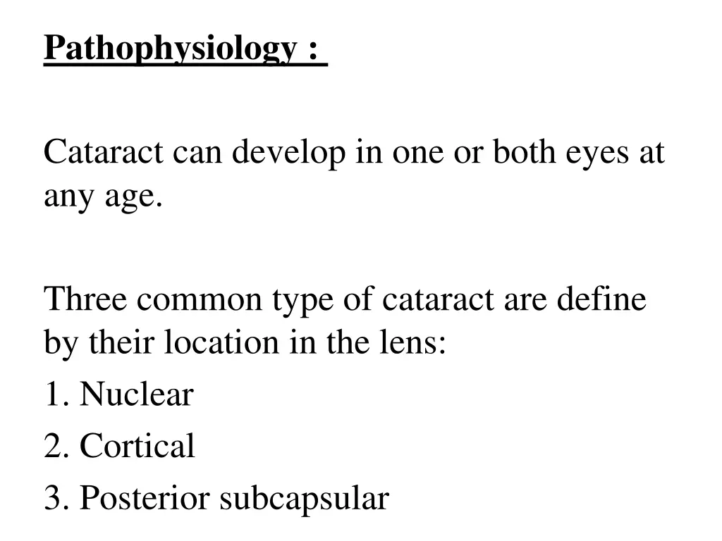 pathophysiology
