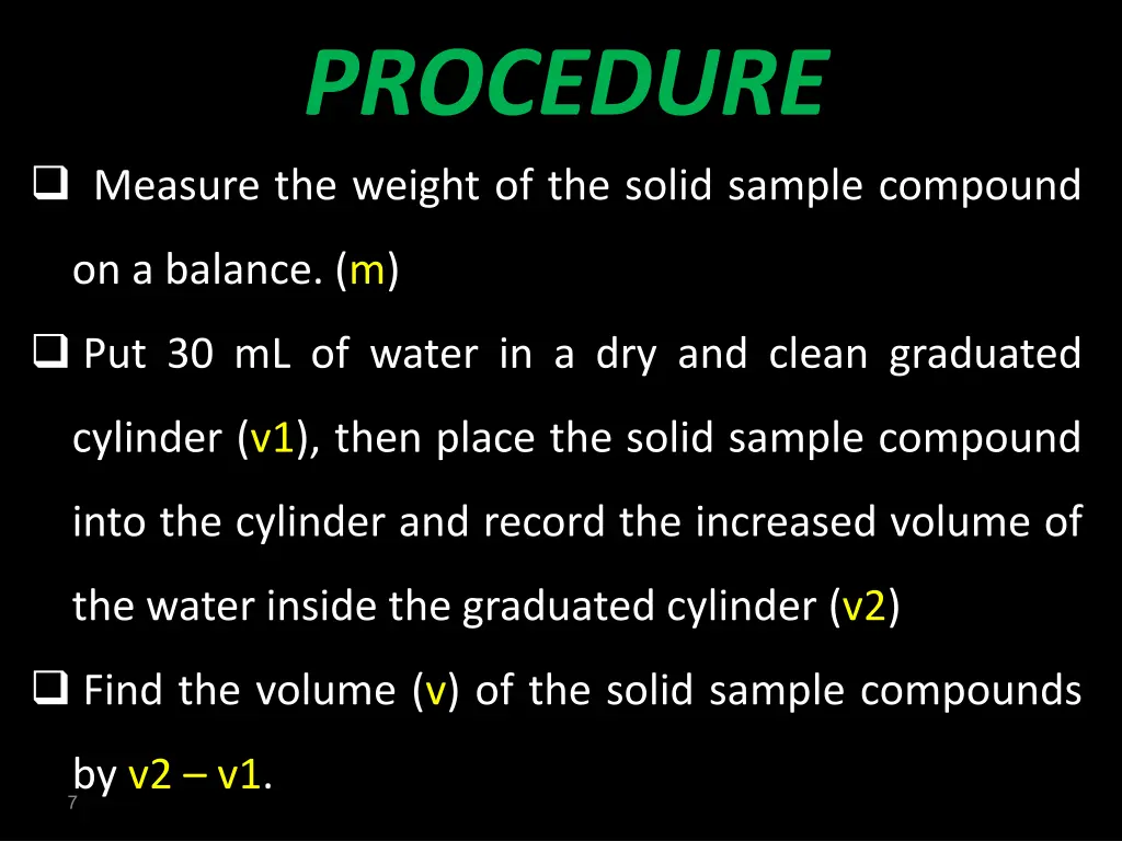 procedure