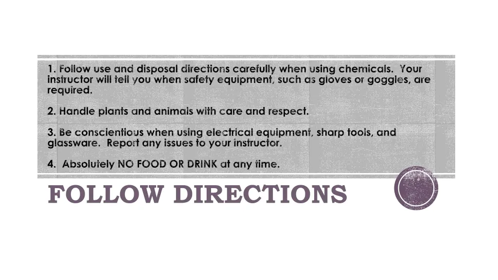 1 follow use and disposal directions carefully