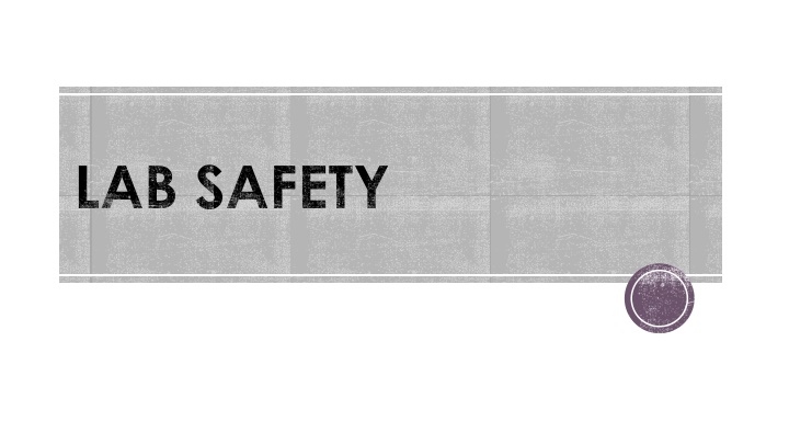 lab safety