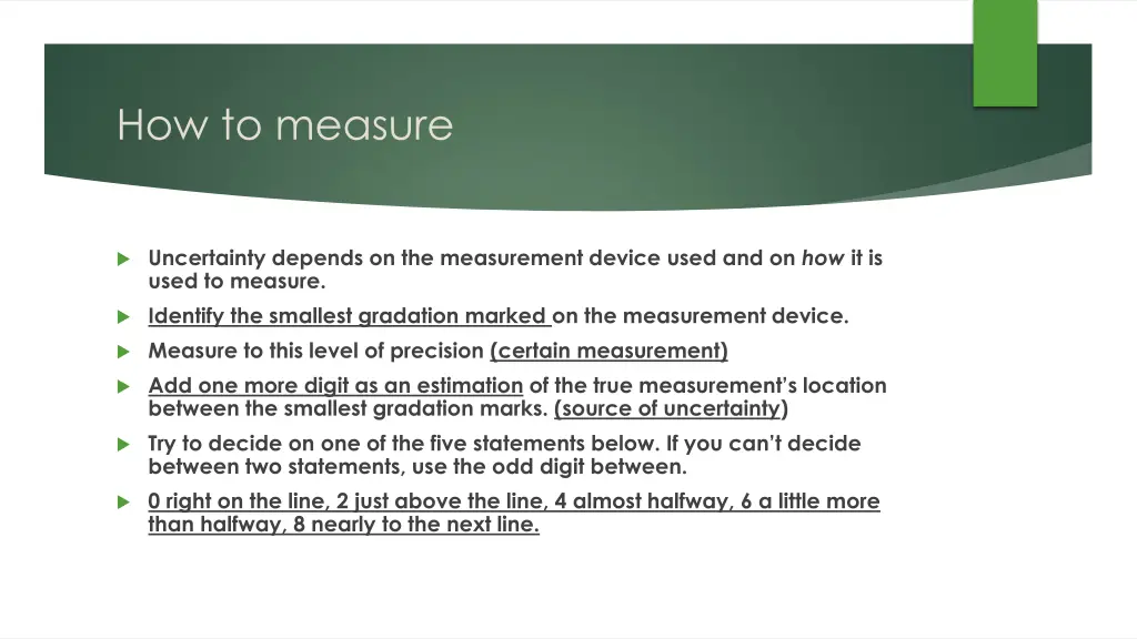 how to measure