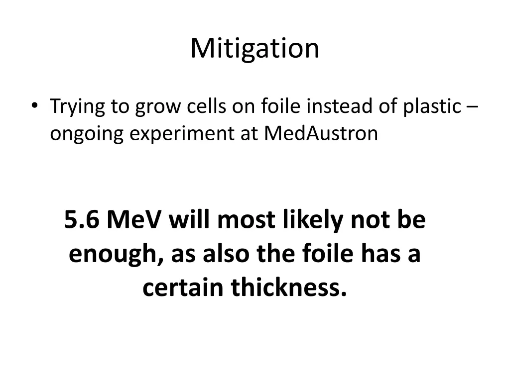 mitigation