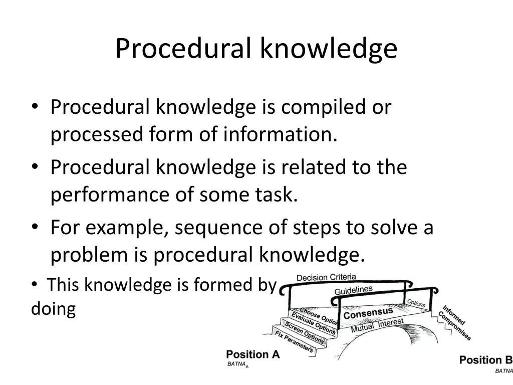 procedural knowledge