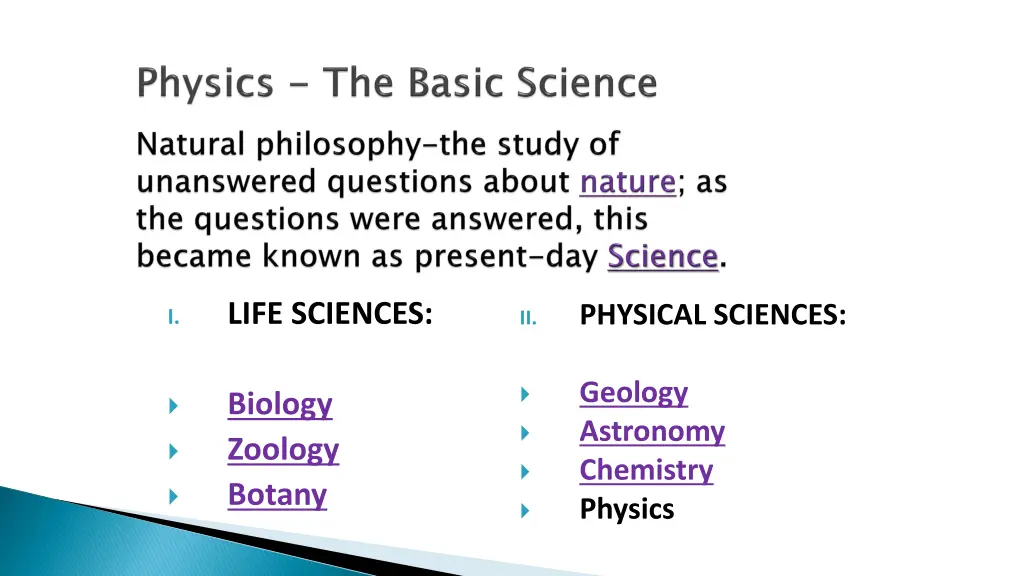 life sciences