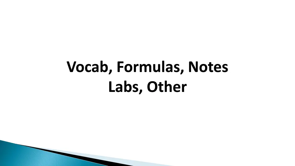 vocab formulas notes labs other