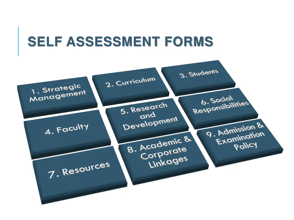 self assessment forms