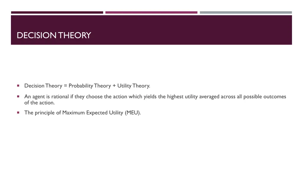 decision theory