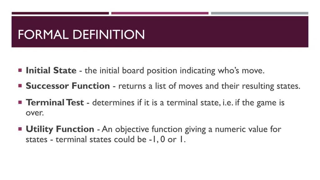 formal definition