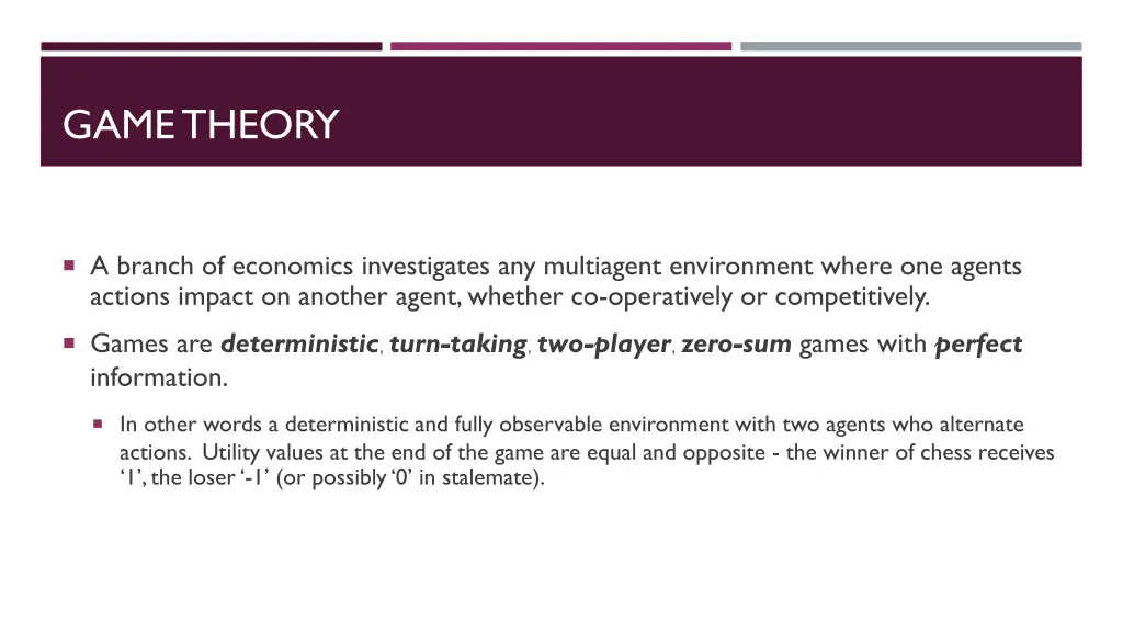 game theory 1