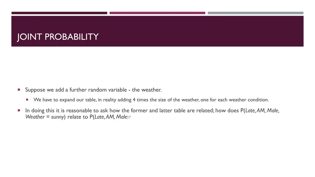 joint probability 2