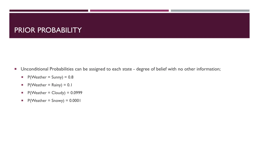 prior probability