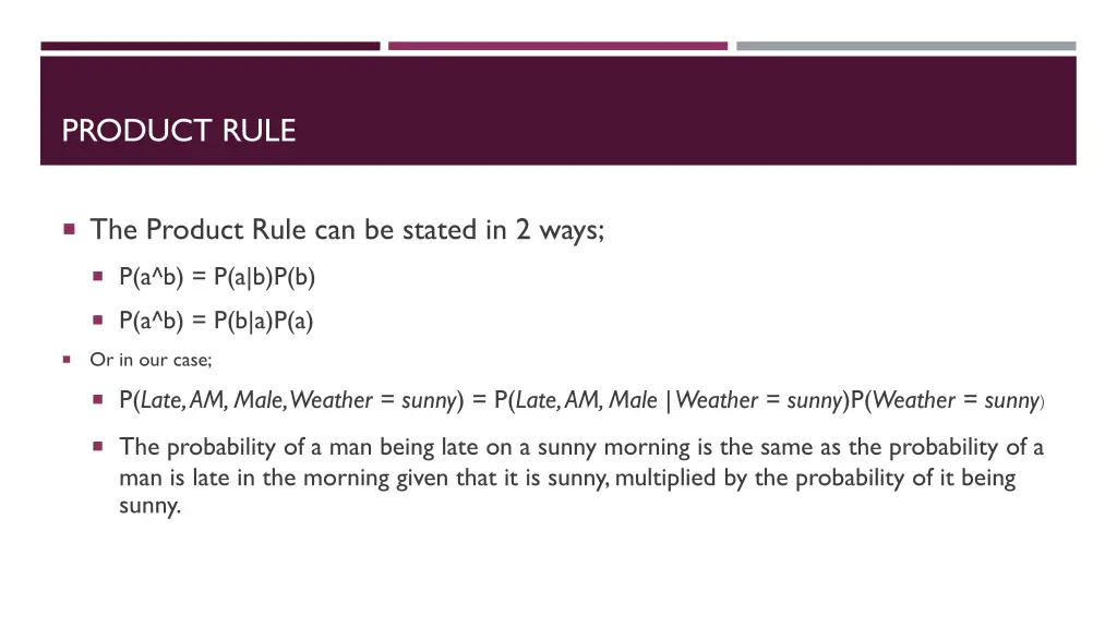 product rule 1