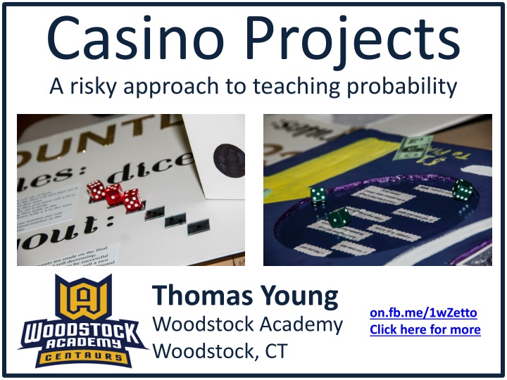 casino projects a risky approach to teaching