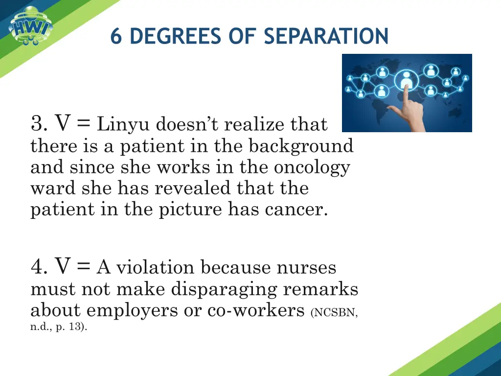 6 degrees of separation 1