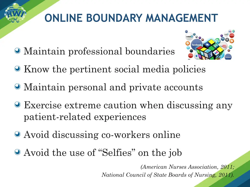 online boundary management