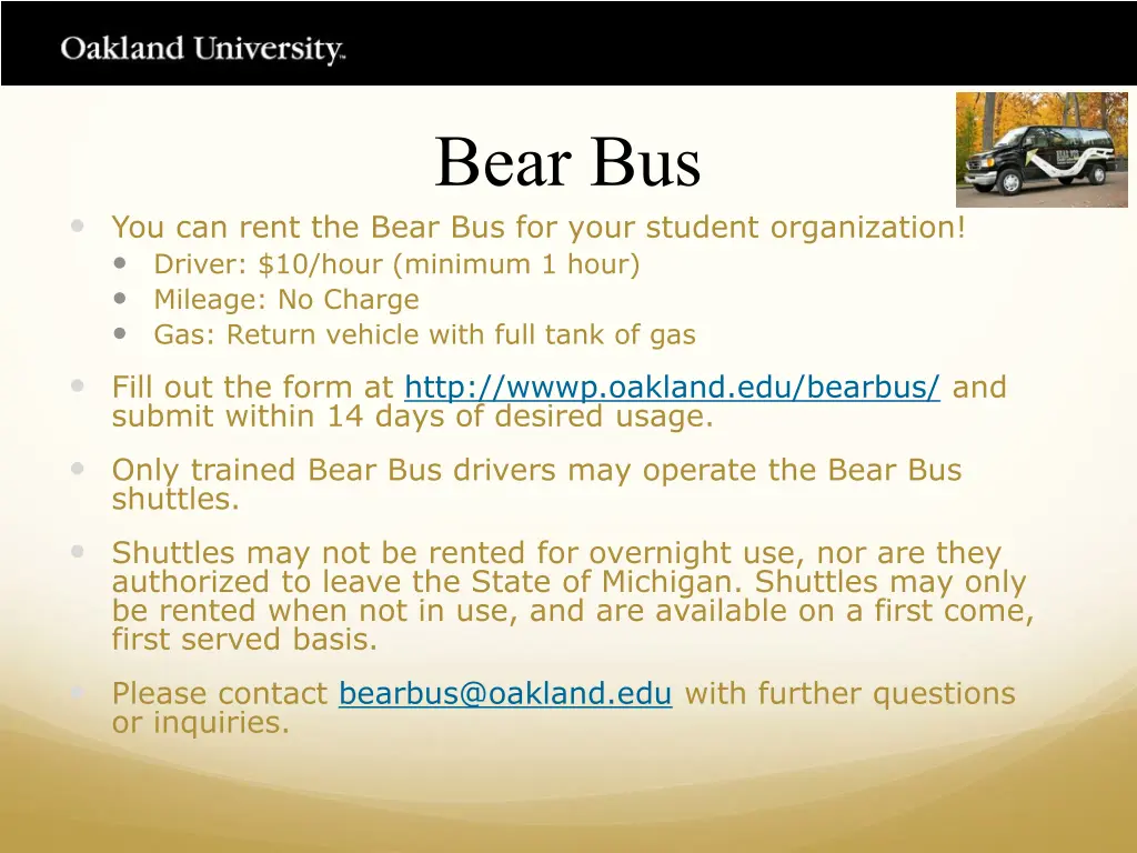 bear bus