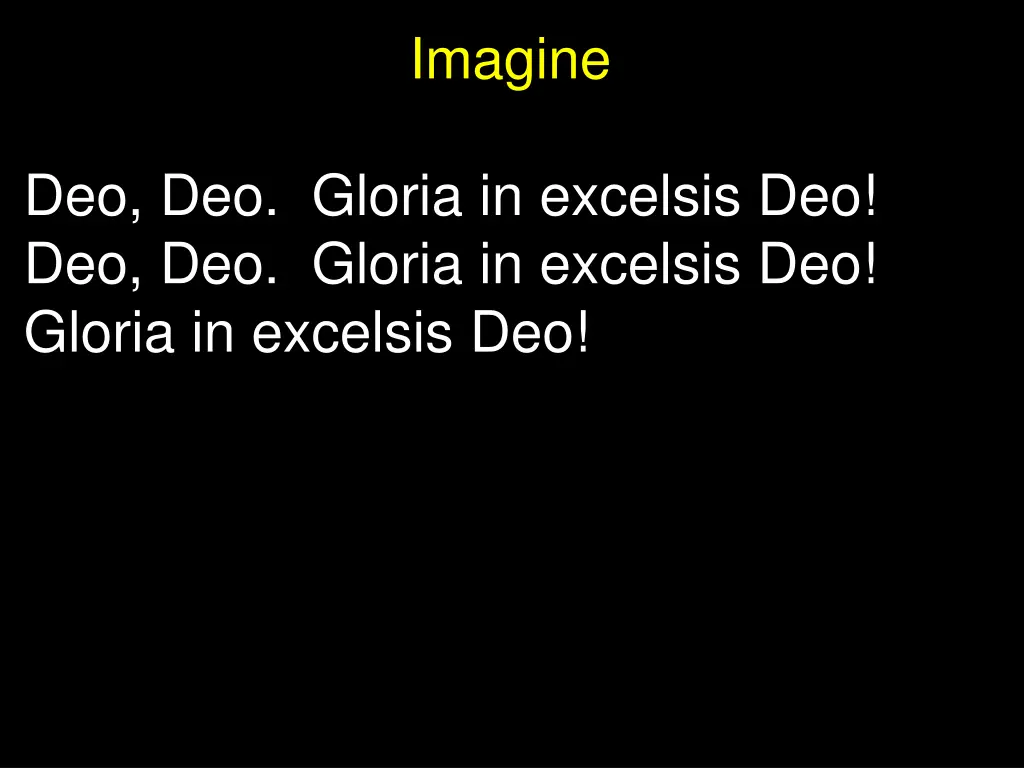 imagine