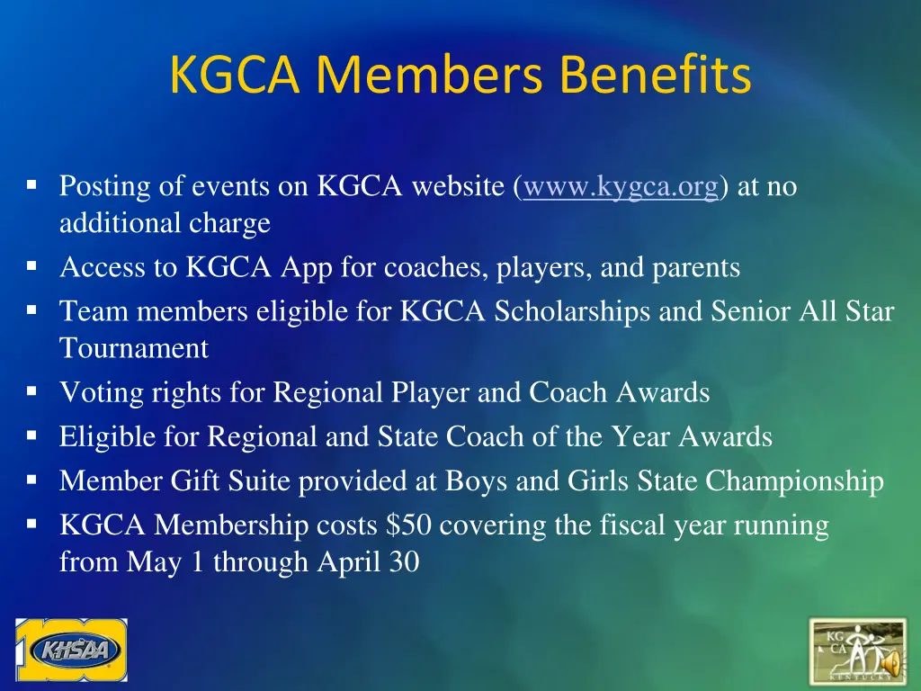 kgca members benefits