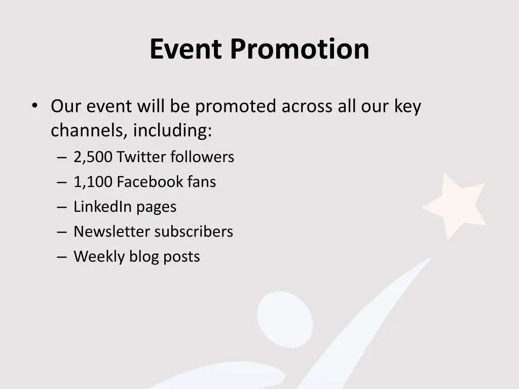 event promotion