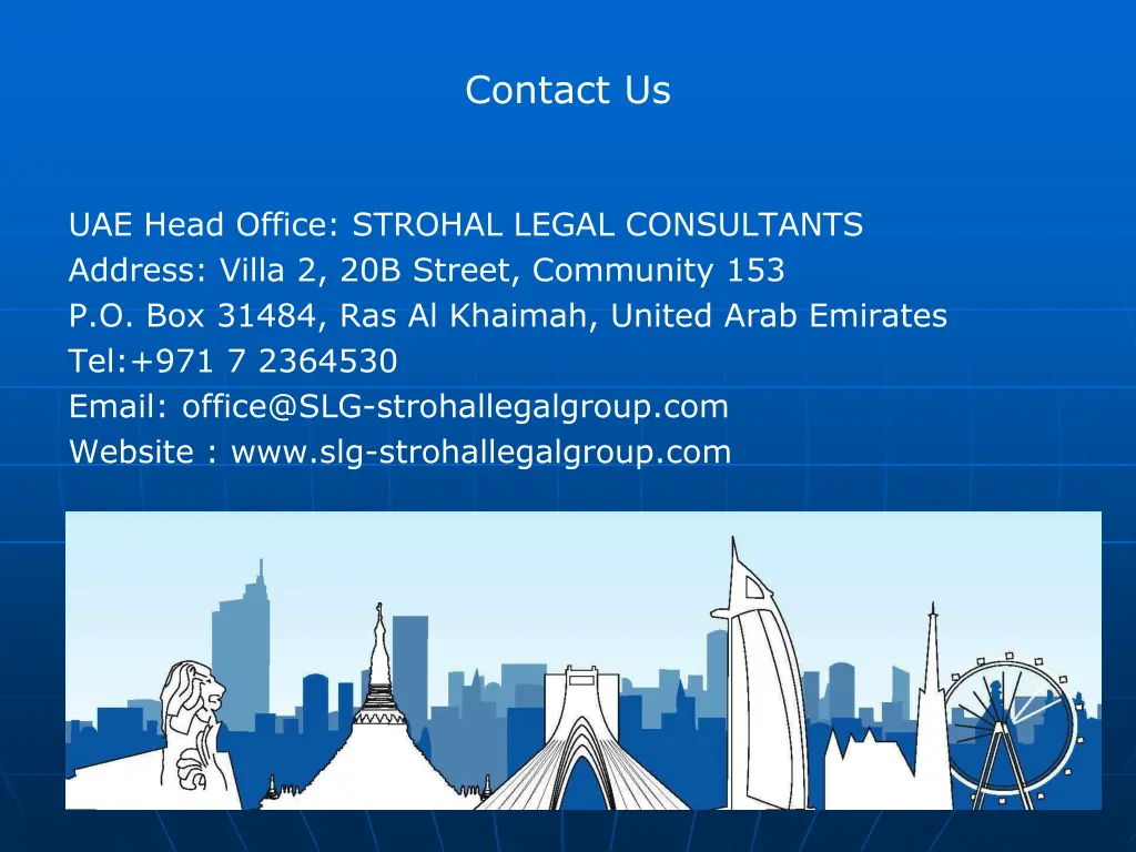 contact us