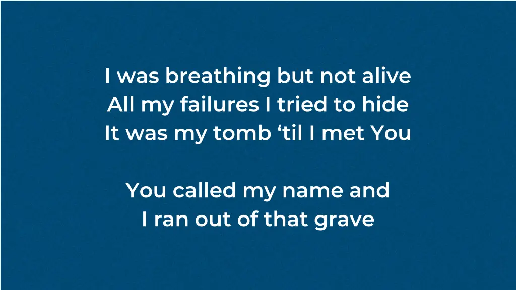 i was breathing but not alive all my failures
