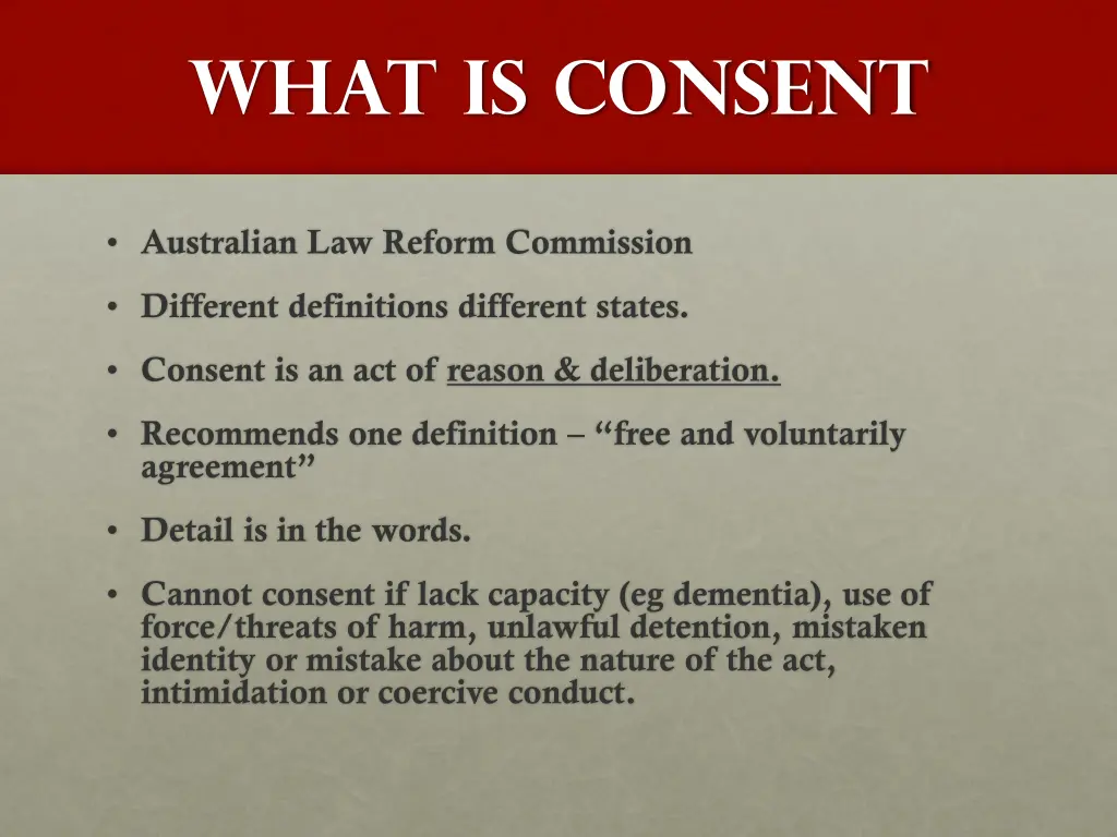 what is consent