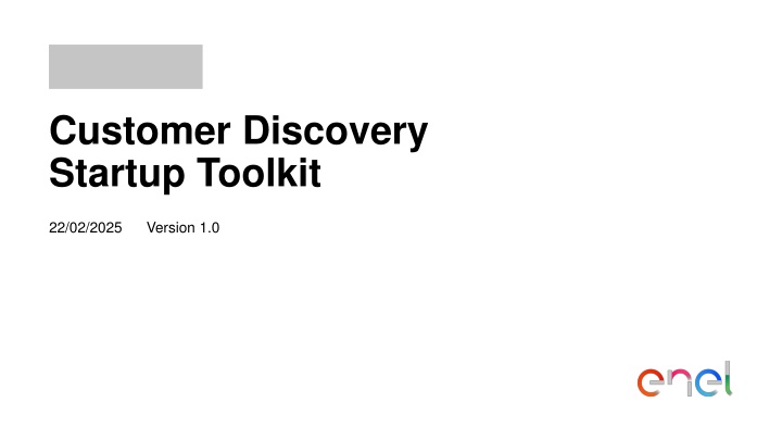 customer discovery startup toolkit
