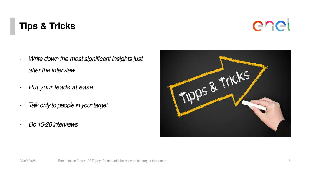tips tricks