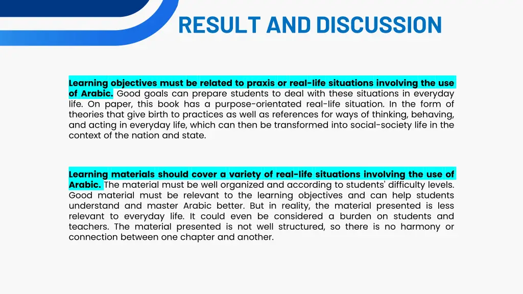result and discussion 1